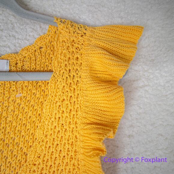 New! Free People Beach Mykonos Sweater Knit Beach Cover‎ Up Dress, size M - Picture 9 of 16